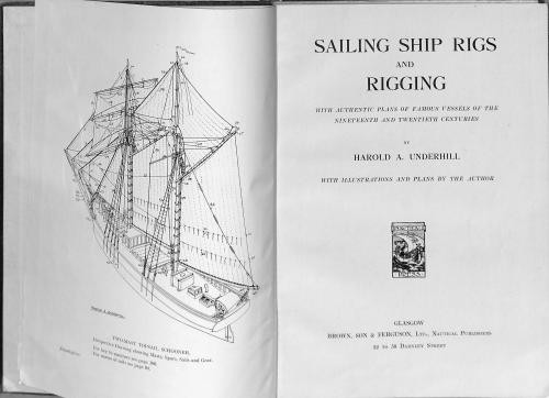 Sailing ships rigs - and, rigging