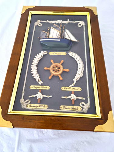 Framed nautical wall - framed,