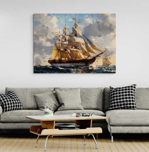 Hms victory sail ship - ship, seascape