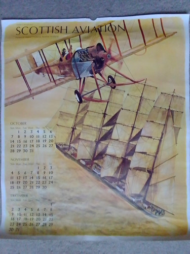Scottish aviation calendar - scottish,