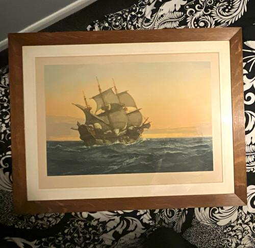 Framed nautical maritime art - maritime,