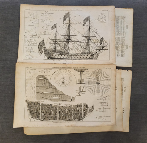 1754 original engraving