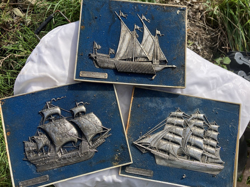 Vintage pewter silver metal - vintage,