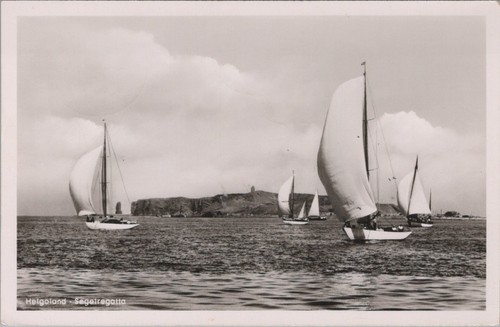 Helgoland sailing regatta - ak,
