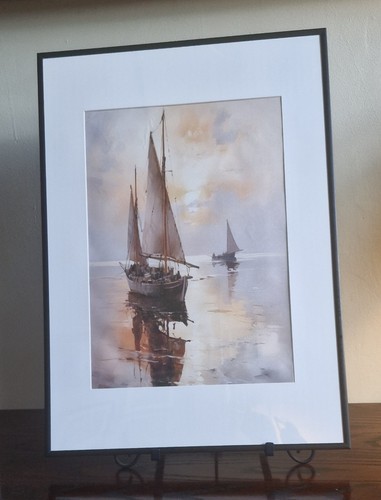 Sailing ships calm water - ships,