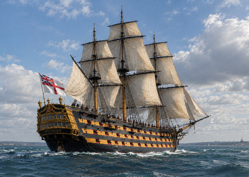 Hms victory sail - hms, ship