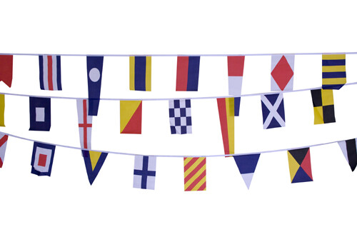 Nautical bunting 40 - 12.6m, flag