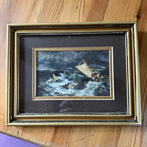 Framed nautical ships - nautical, &